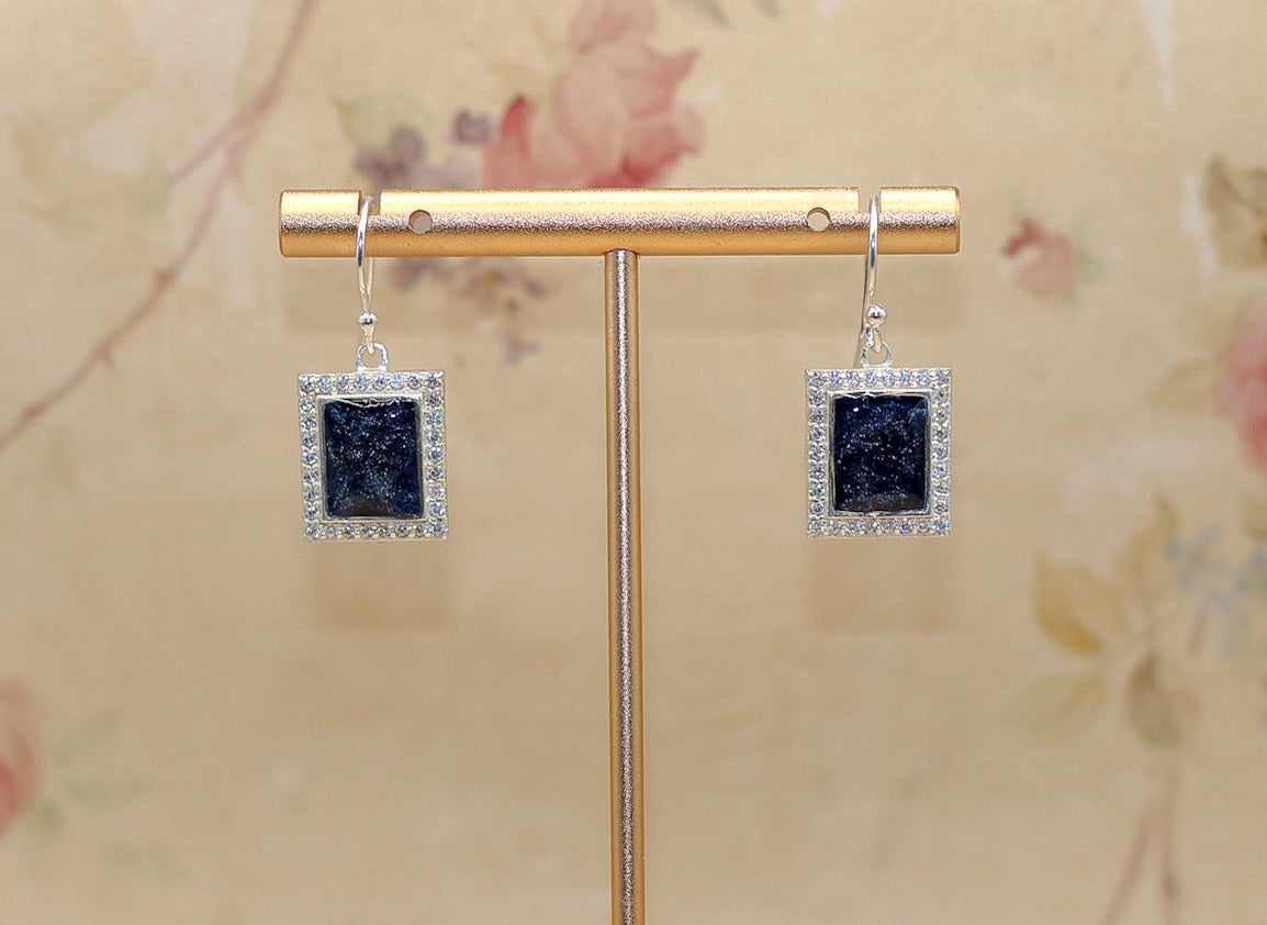 Rectangle Drop Earrings | Authenticated Historical Inclusion Detail