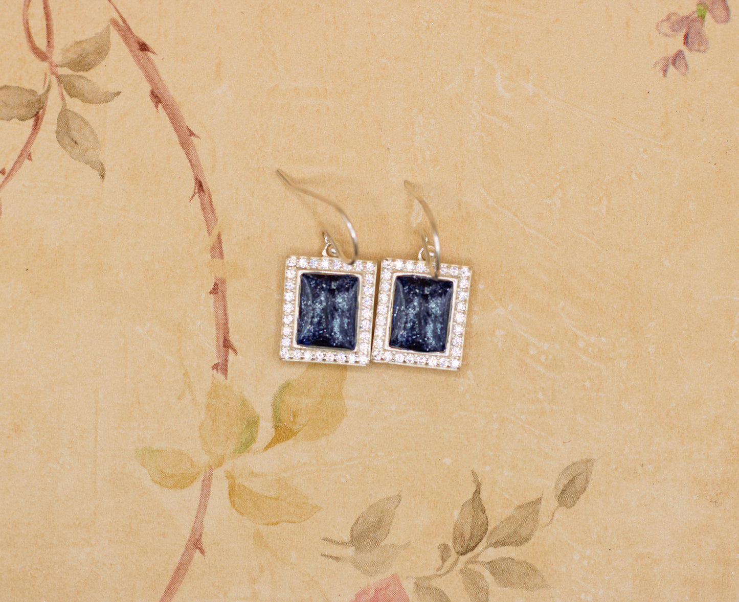 Rectangle Drop Earrings | Authenticated Historical Inclusion Detail