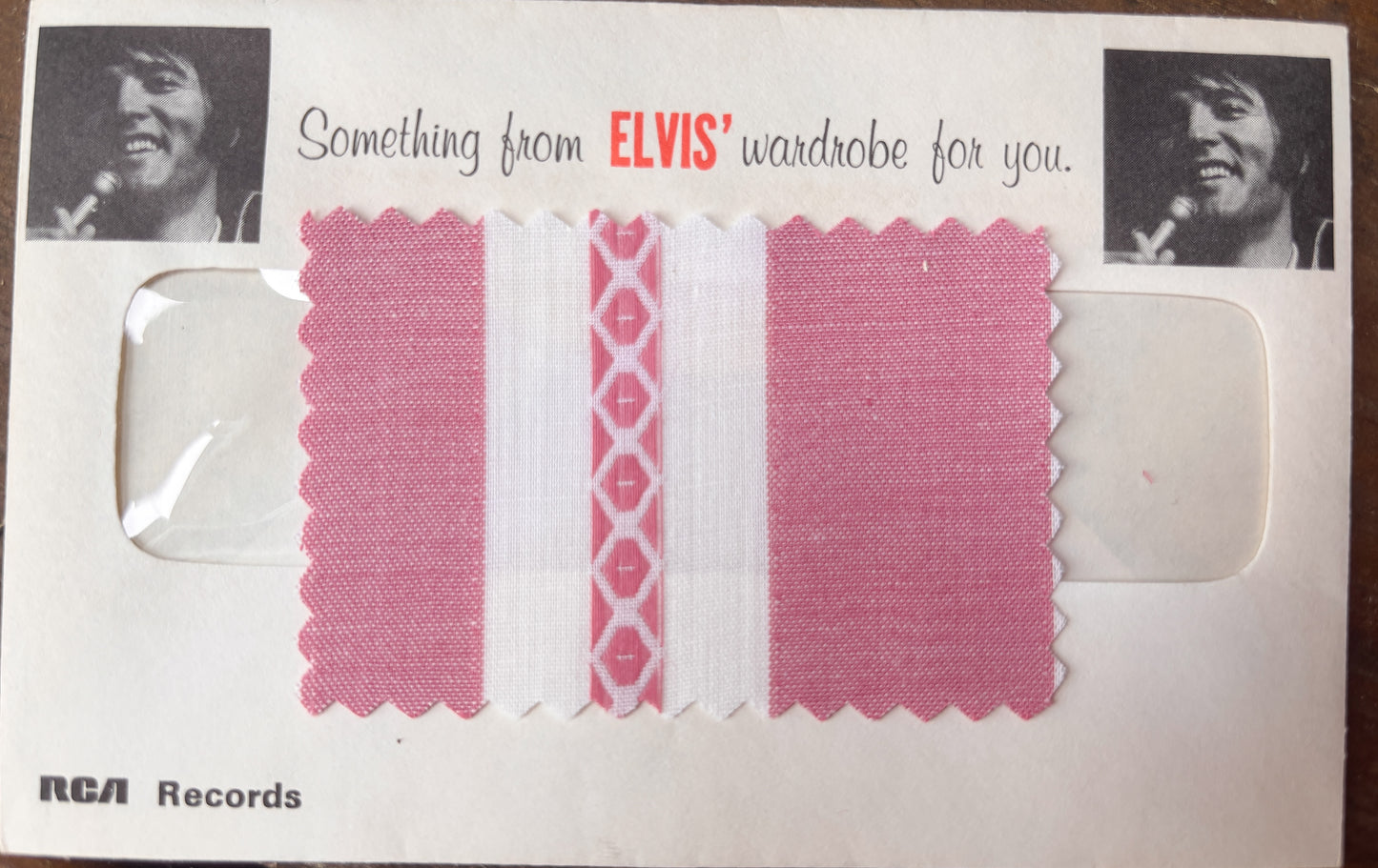 Authenticated Clothing Swatch Options