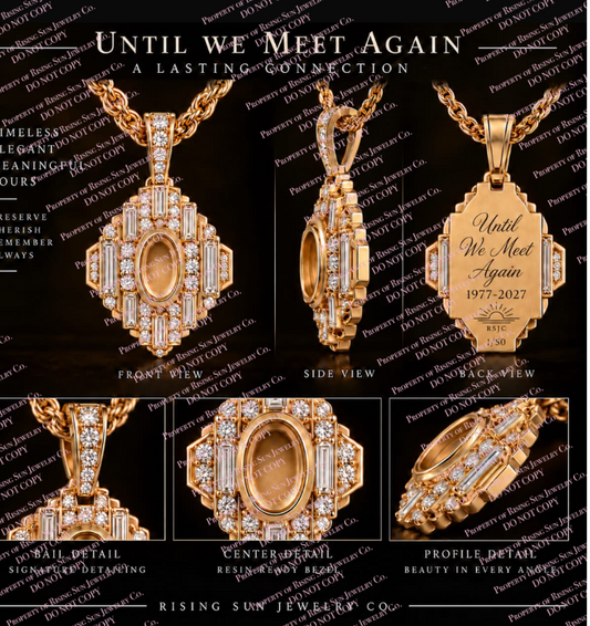 Until We Meet Again Women's Historical Inclusion Pendant