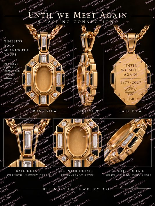 Until We Meet Again Men's Historical Inclusion Pendant