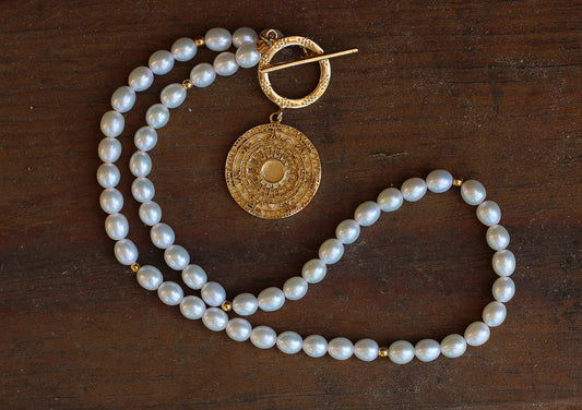 Freshwater Pearl Sun Collection | Historical Inclusion Jewelry Set