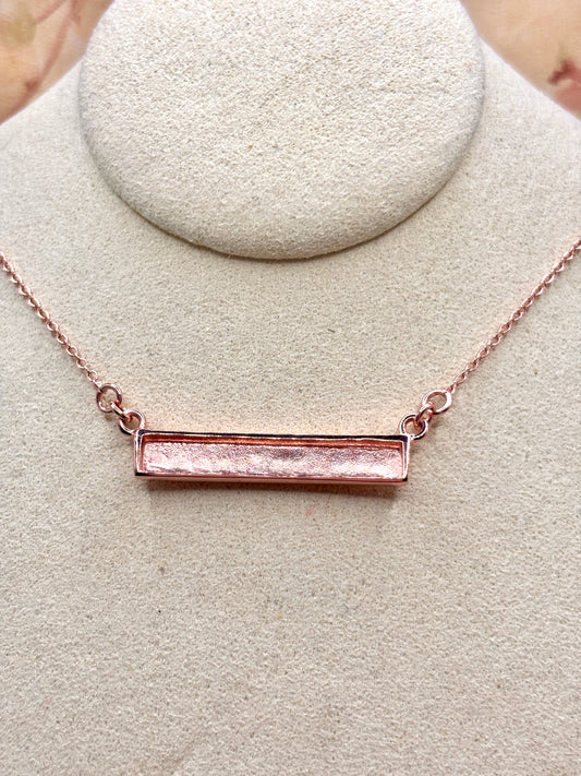 Personalized Bar Keepsake Necklace | Custom Inclusion Jewelry