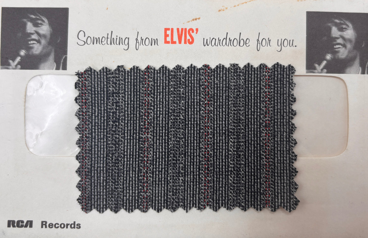 Authenticated Clothing Swatch Options