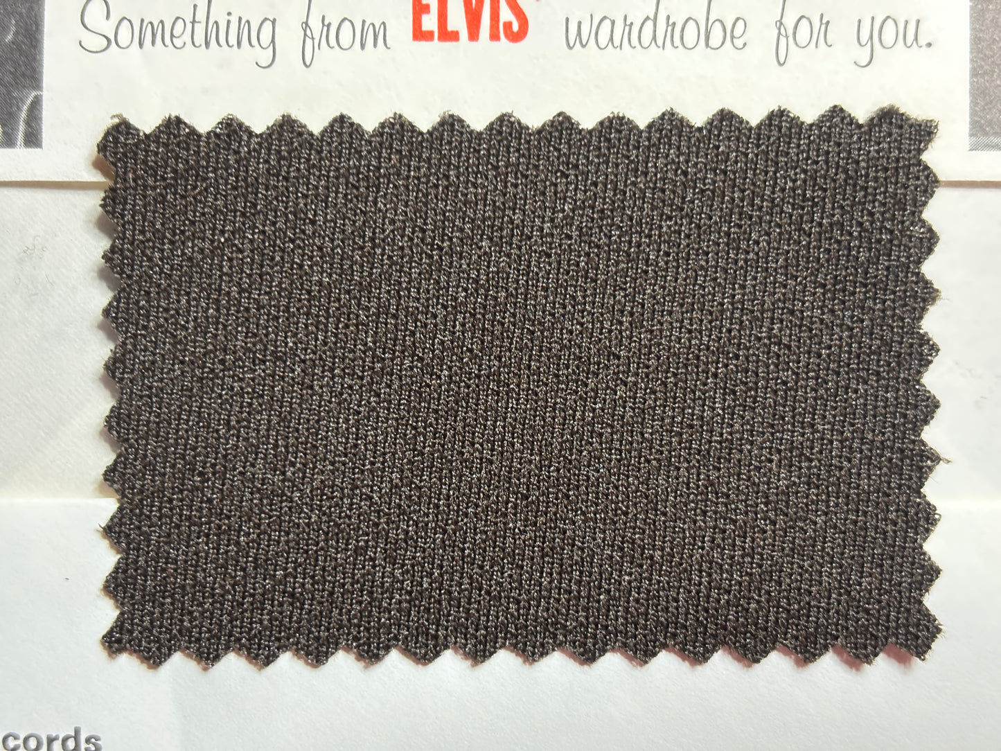Authenticated Clothing Swatch Options
