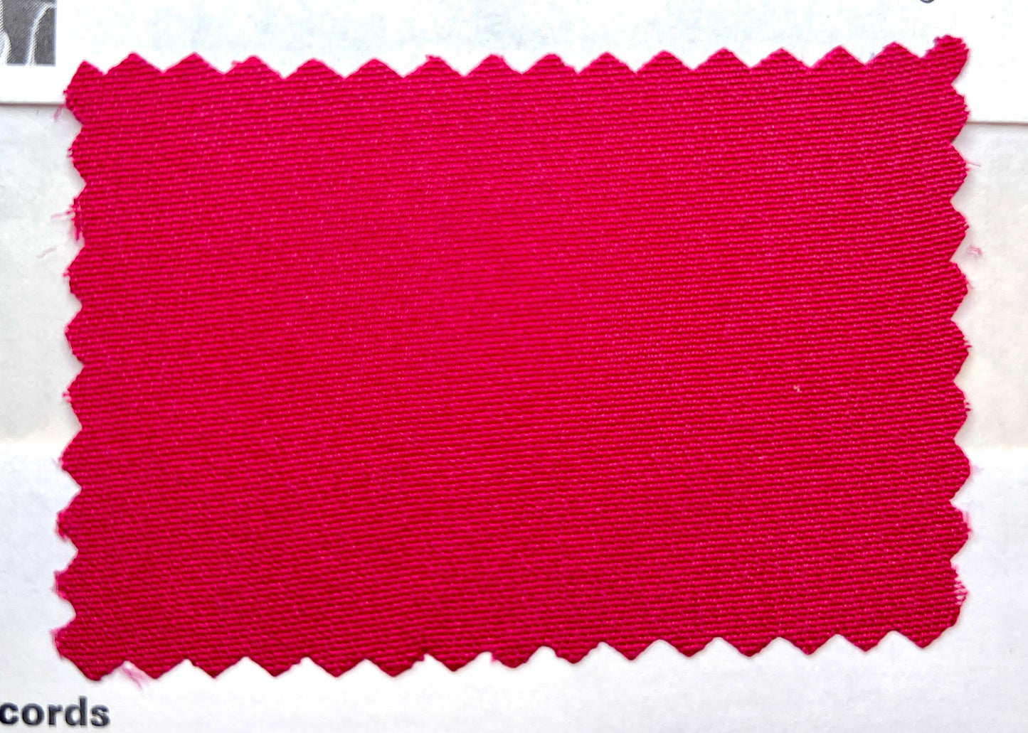 Authenticated Clothing Swatch Options