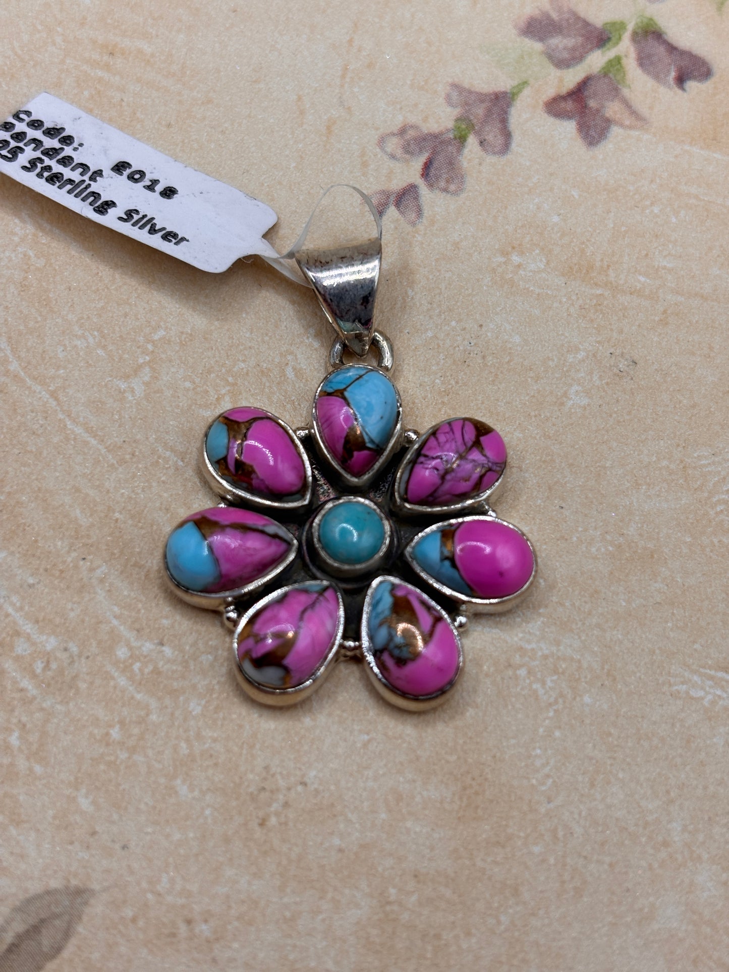 Ready to Ship Flower pendant