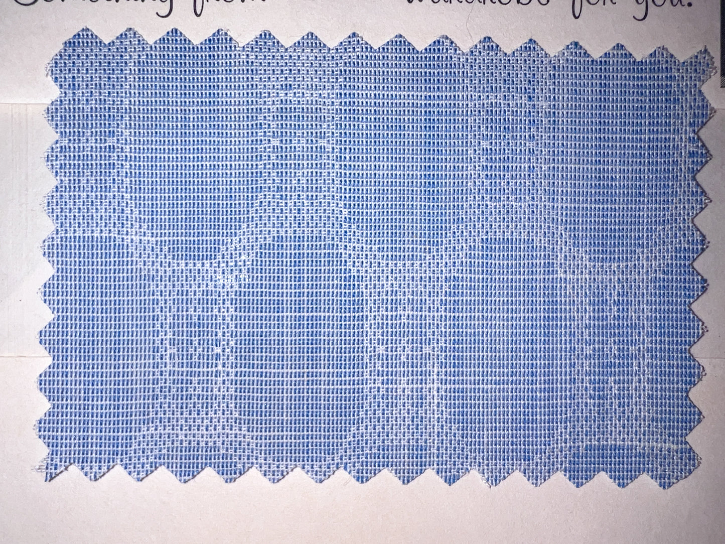 Authenticated Clothing Swatch Options