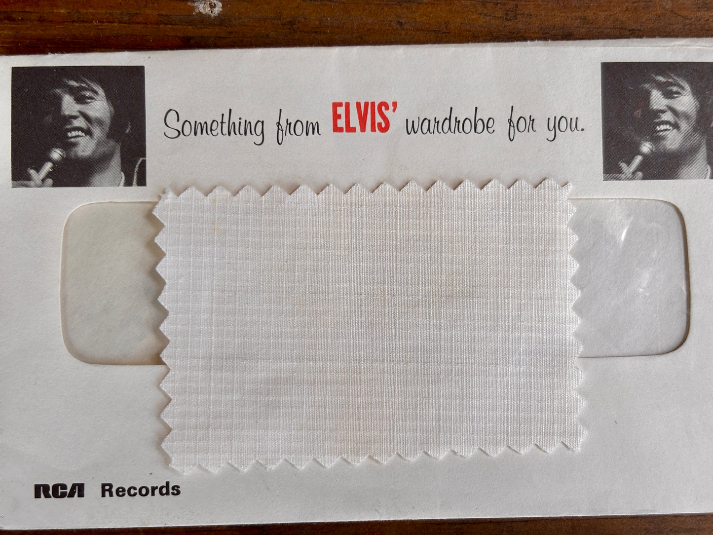 Authenticated Clothing Swatch Options