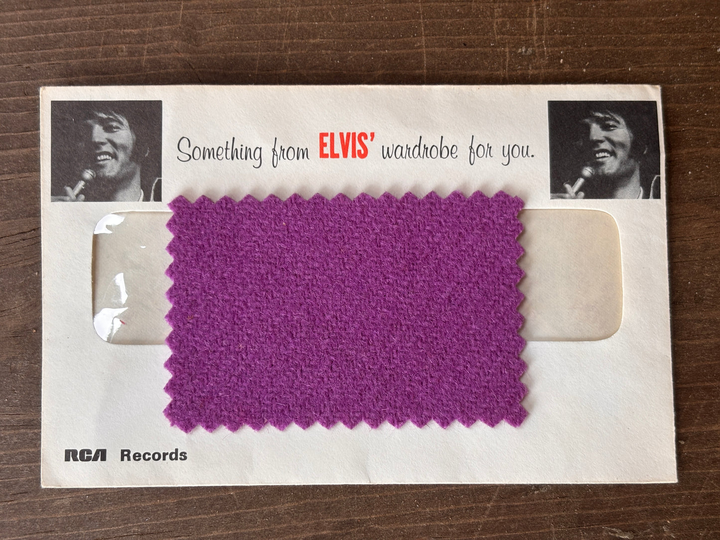Authenticated Clothing Swatch Options