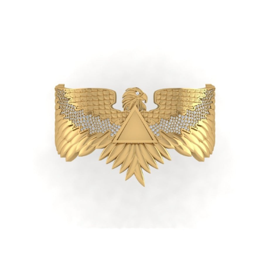 Aloha Eagle Collection | Cuff Bangle, Pendant Necklace, or Drop Earrings