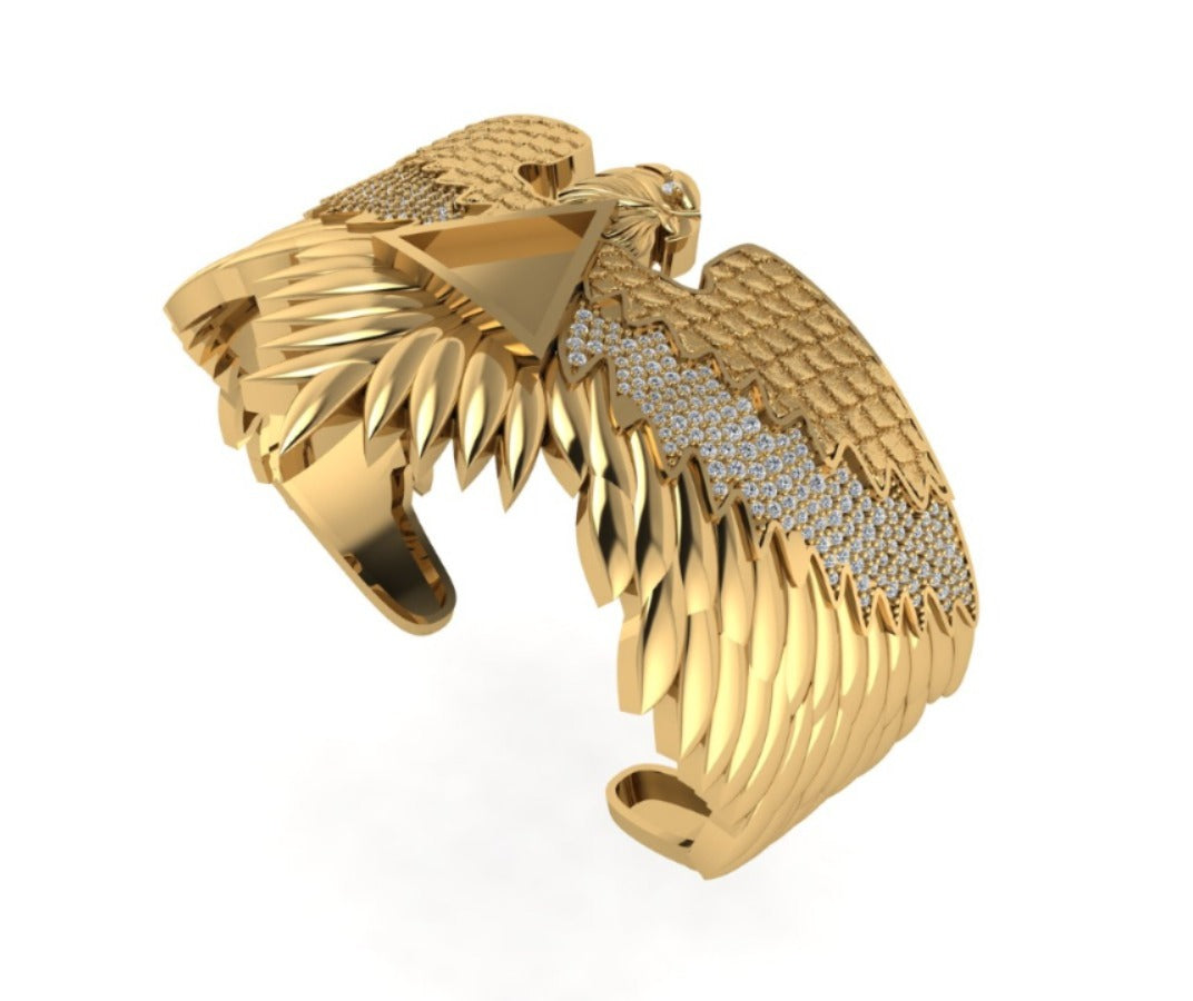Aloha Eagle Collection | Cuff Bangle, Pendant Necklace, or Drop Earrings