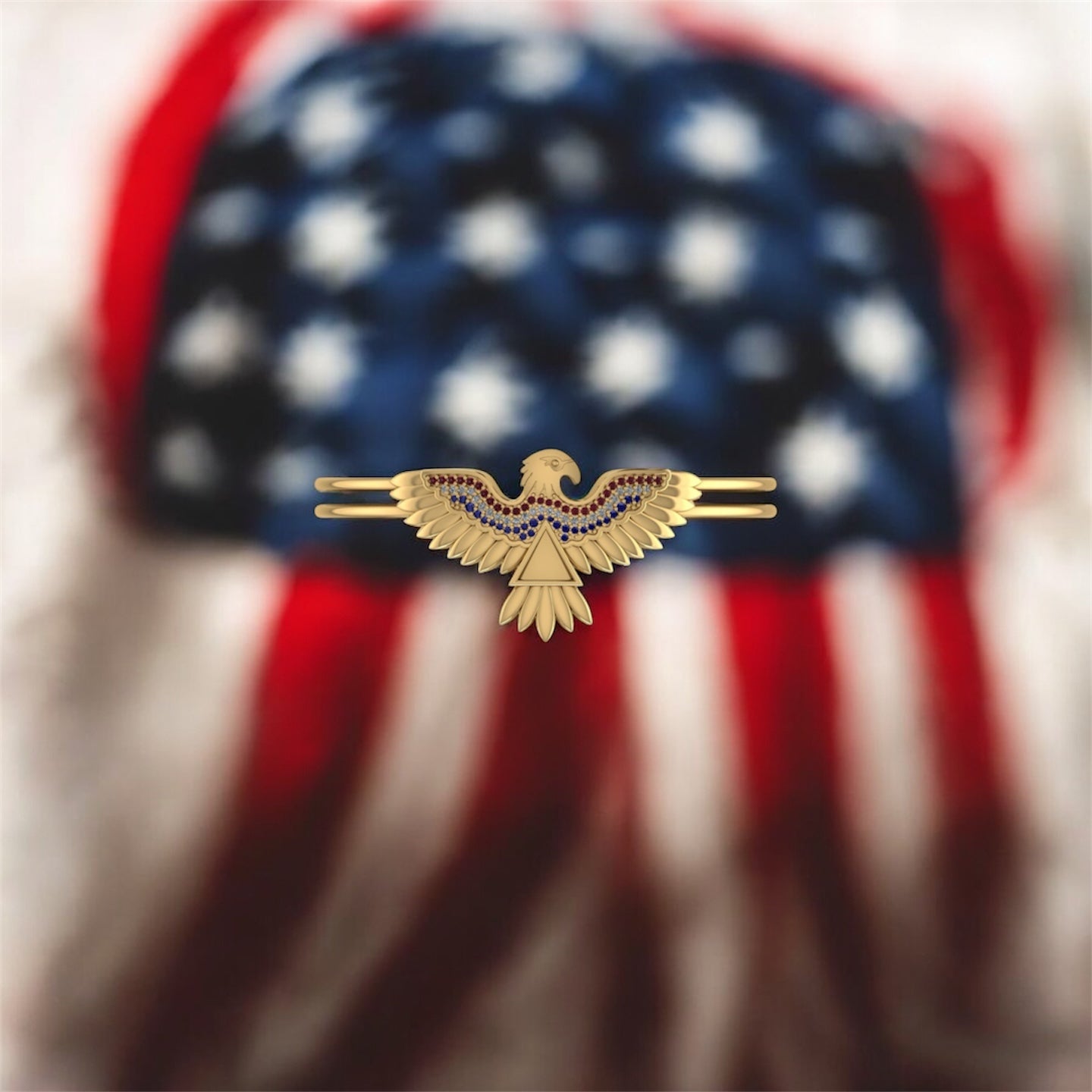 The Aloha Eagle Mini Bangle | Historical Inclusion Bracelet