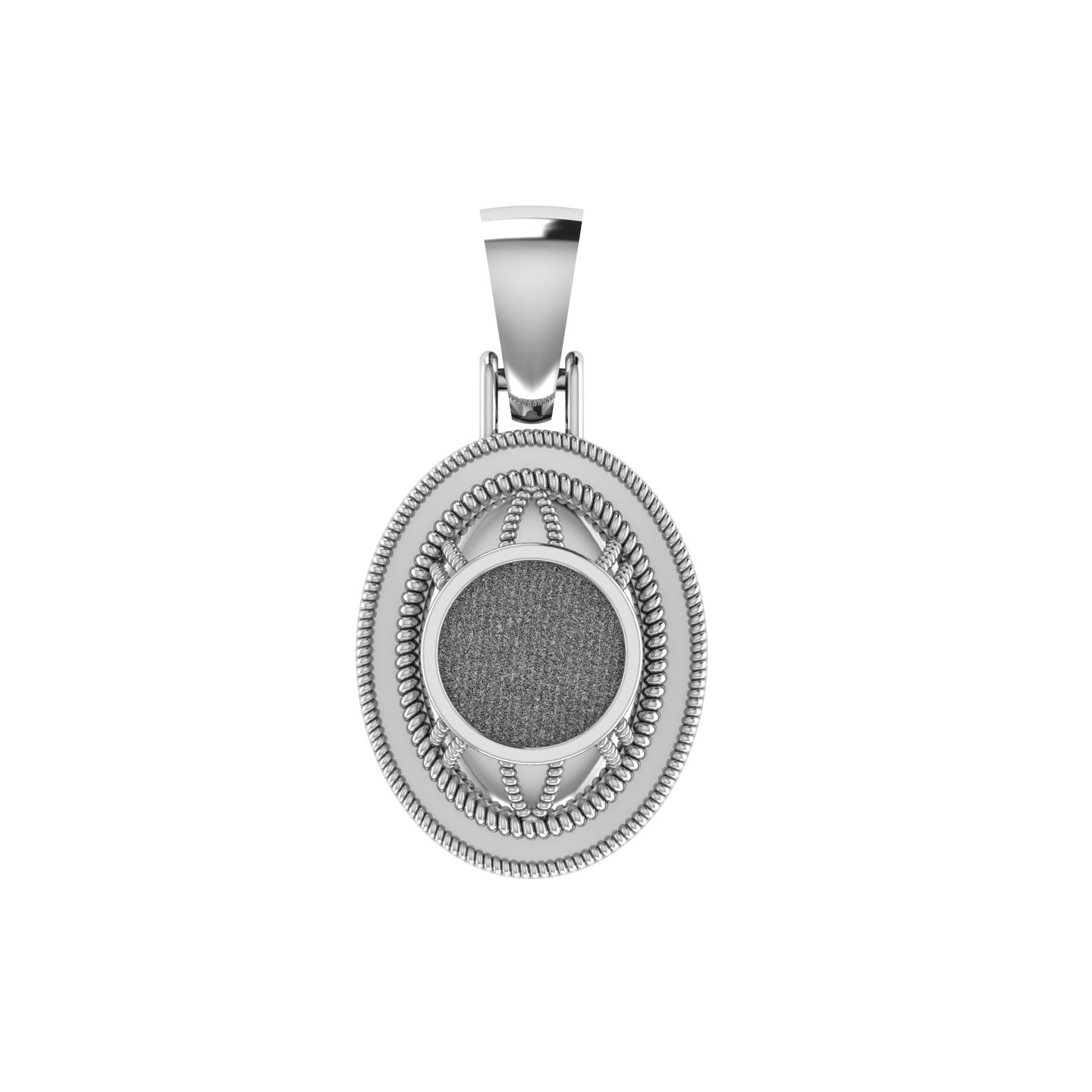 Now & Then Concho | Historical Inclusion Pendant