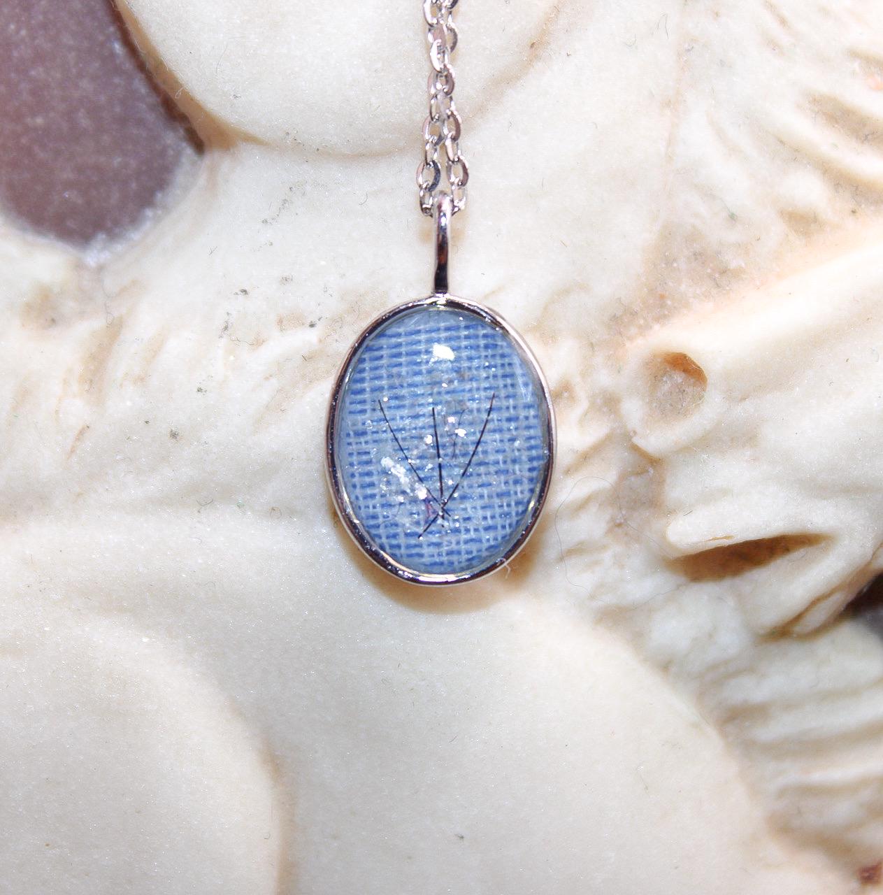 Oval Historical Inclusion Pendant