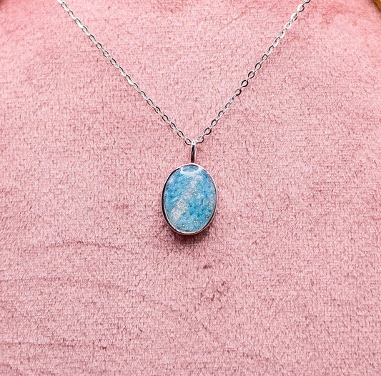 Oval Historical Inclusion Pendant