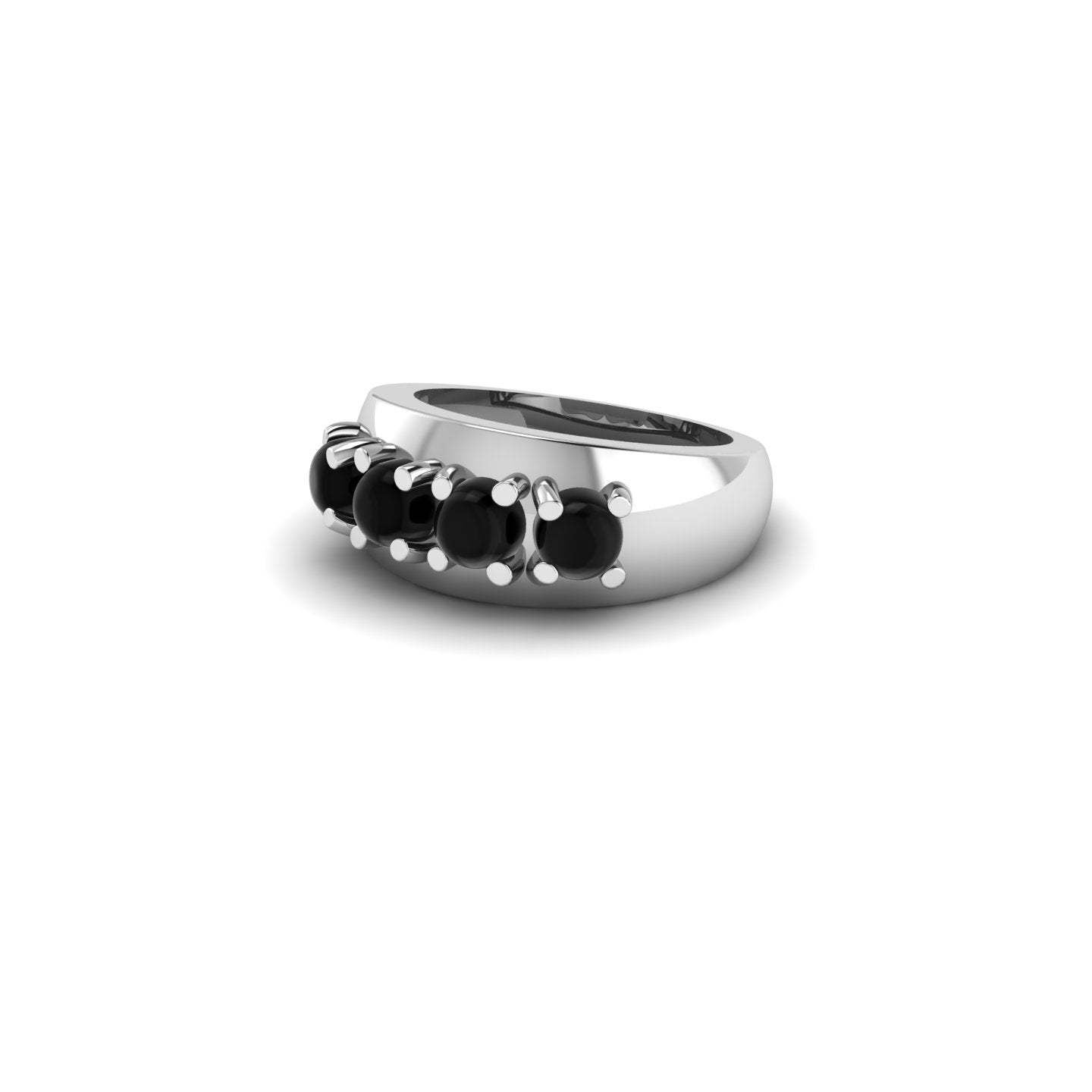 The Spreckels 2.0 Ring | Black Onyx or Black Star Sapphire Statement Ring